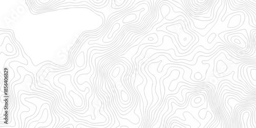 Modern design with White background with topographic wavy pattern design. Vector wavy black contour lines topographic grid pattern on white background. 