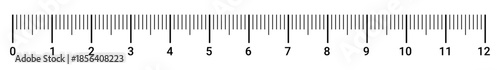 Measurement scale markup with centimeters for rulers or Size indicators measuring tool vector illustration