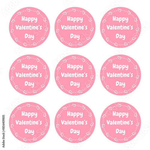 Valentine’s Day Gift Tags and Labels Collection