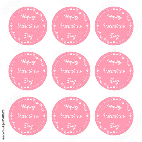 Valentine’s Day Gift Tags and Labels Collection