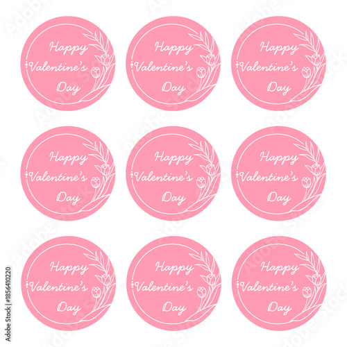Valentine’s Day Gift Tags and Labels Collection