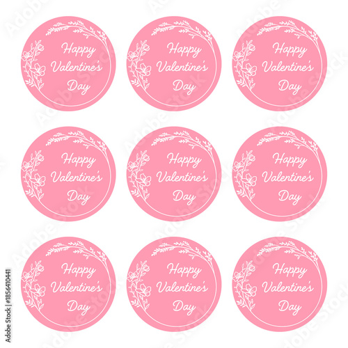 Valentine’s Day Gift Tags and Labels Collection