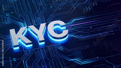 Know Your Customer (KYC) Concept on Digital Technology Background