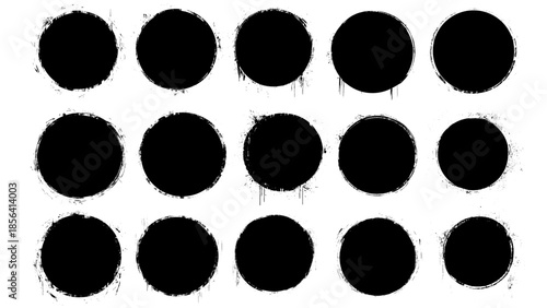 Super set of circle lines hand drawn on a transparent background. Bubble vector illustration.