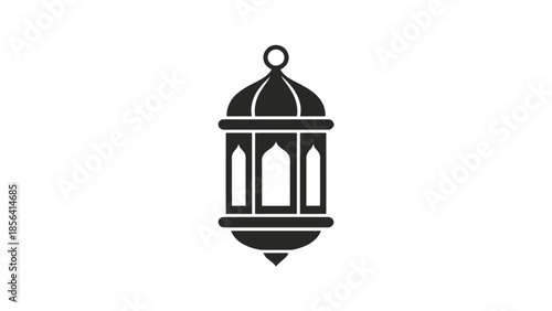 Vintage bird cage vector illustration isolated on a white background