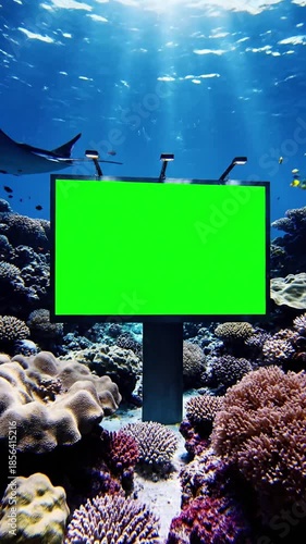 Aquatic_Life gentle reef swell scene 3 with gentle reef swell effect aquatic_life style featuring cinematic, 4k, stock footage,