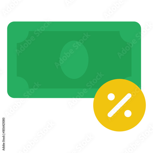 Discounted Money Icon