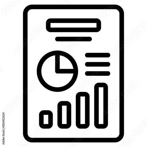 Business Analytics Smartphone Chart Icon