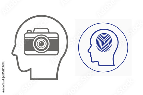 Human Head With Camera Icon