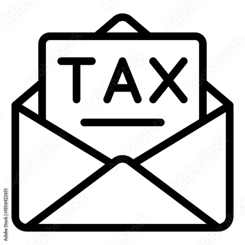 Tax Notification Letter Icon