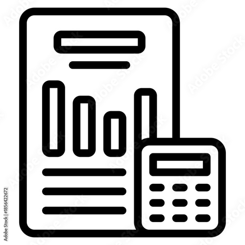 Financial Report Icon