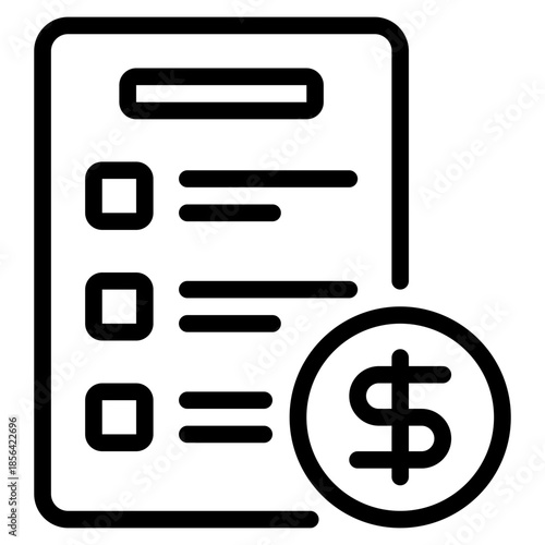Financial Checklist Icon
