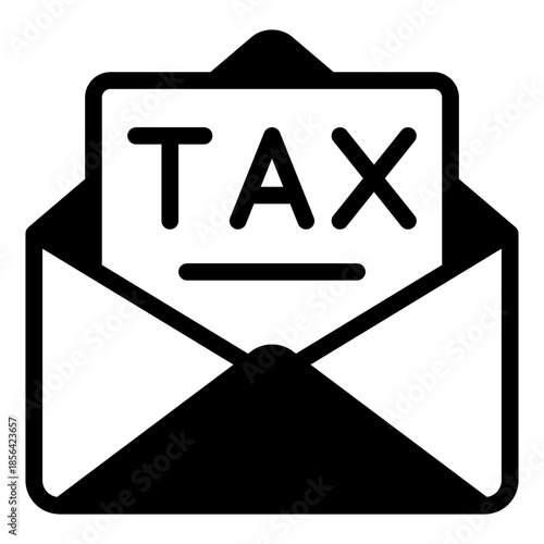 Tax Notification Envelope Icon
