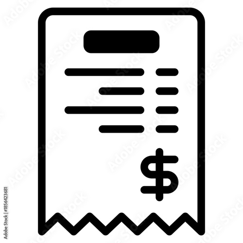 Invoice Receipt Illustration