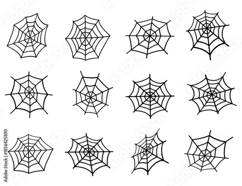 Spider Line Icon Collection