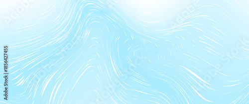 Soft light blue abstract vector background with flowing wave lines and subtle gradients, creating a calm, airy, and modern look suitable for clean designs and minimalist layouts.