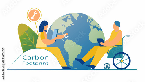 Global collaboration for sustainability reducing carbon footprint and inclusive solutions