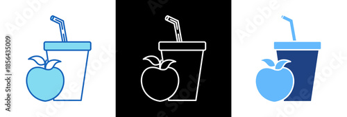 Healthy Drink triplestyle icon