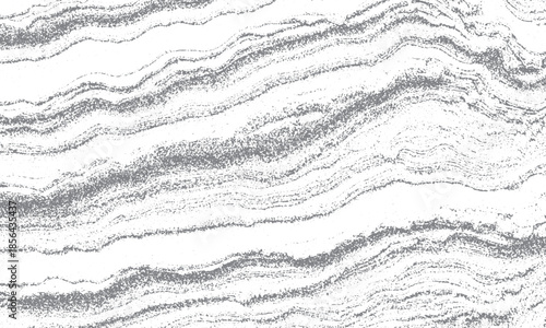Abstract Layered Noise Rock Strata Texture Background with Wavy Lines and Granular Pattern Detail.