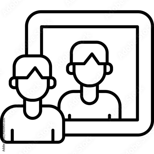 Self-Reflection Icon