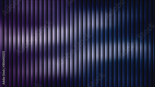 Dark vertical glass grooves, blurred violet navy gradient field with subtle white haze and optical depth, modern elegant cover template, vector illustration