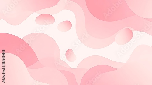 Gentle Pastel Abstract Background with Soft Layered Shapes and Dreamy Texture