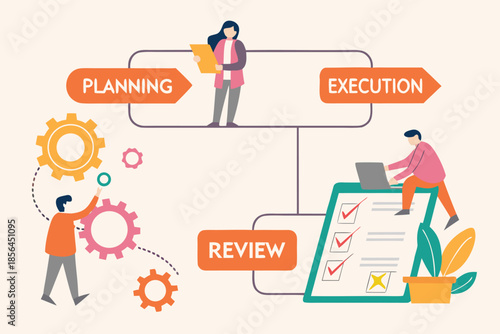 Workflow Icon Representing Process Management, Automation, Task Flow, and Efficient Operations for Business Systems