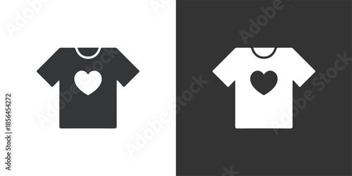 Clothing Donation icon. Solid glyph series icon
