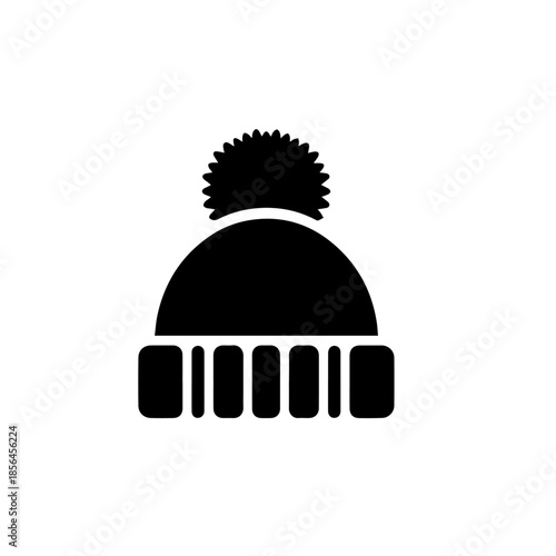 Winter Cap Vector – Cozy Knit Beanie Hat Illustration