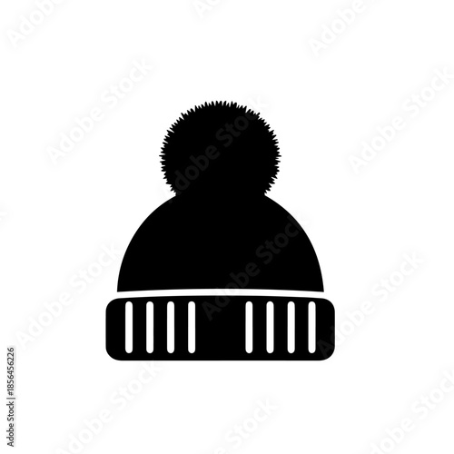 Winter Cap Vector – Warm and Cozy Knit Beanie Illustration