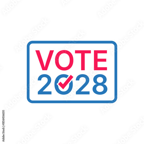 2028 United States of America presidential election vote banner.