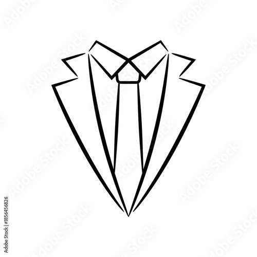 Man Tuxedo icon vector illustration