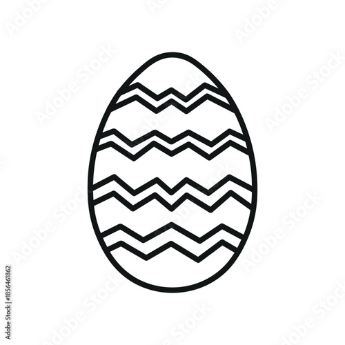 Hand Drawn Easter Egg Doodle