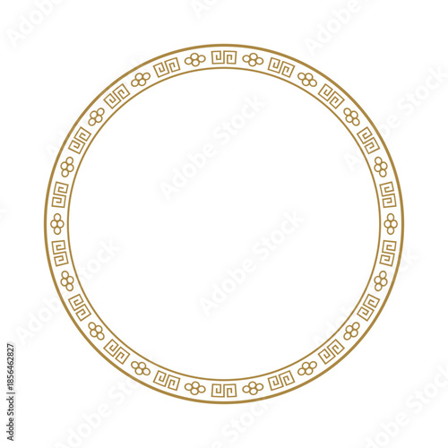 Lunar New Year Circle Frame