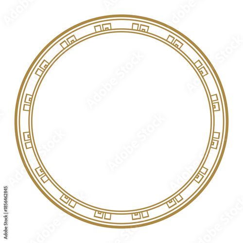 Lunar New Year Circle Frame