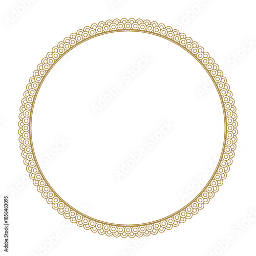 Lunar New Year Circle Frame