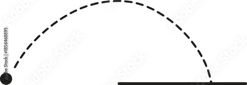 Motion Path Line Icon. Movement, Direction, Navigation, Route Outline Vector Illustration