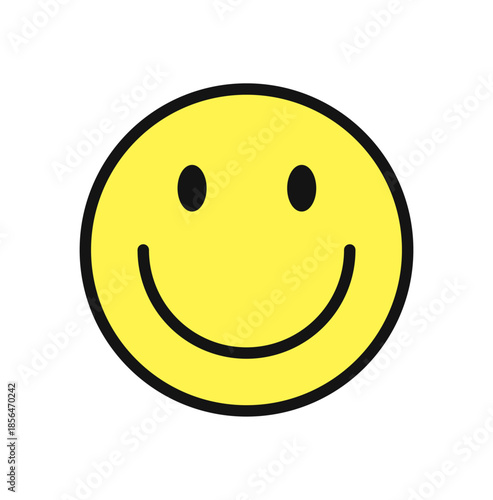 Emoticon icon logo vector design template, happy emoji, smile vector.