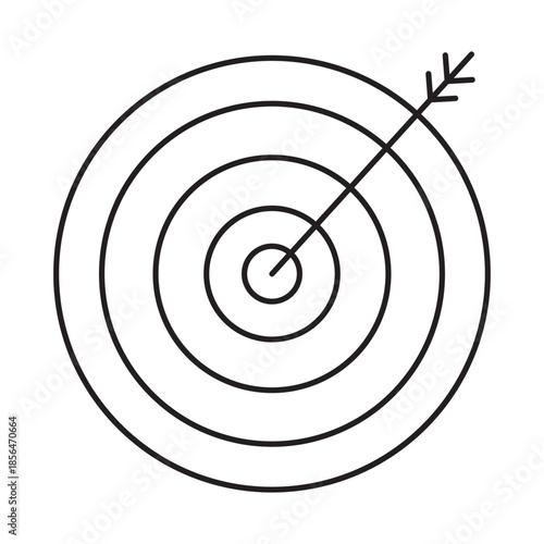 Target set icon sign vector.