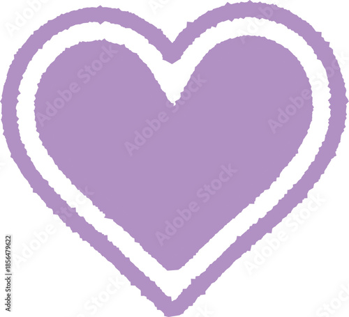 Heart-6-purple