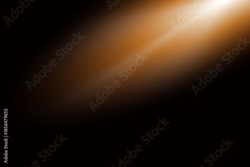 Sun flare on the black background