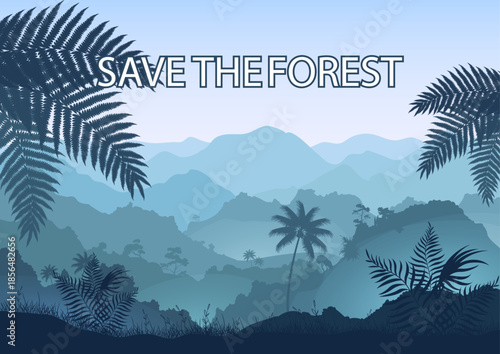 Background design inspired by saving forests, featuring lush greens and natural textures. Ideal for environmental campaigns, eco-friendly branding, and nature-themed visuals—versatile and impactful.