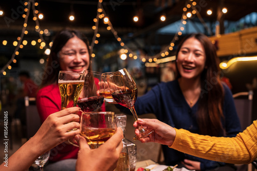 Celebrate whisky at an intimate party at a camping restaurant group celebration.