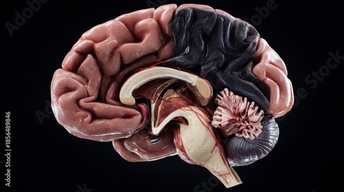 organs brain anatomy cortex gyri sulcus medical neuroscience intelligence thought learning memory