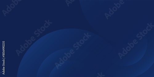 Abstract blue simple glowing geometric lines on dark blue background. creative art geometric