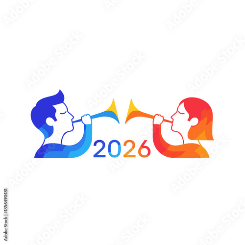 Funny fitness club logo illustration with cartoon animals and playful design