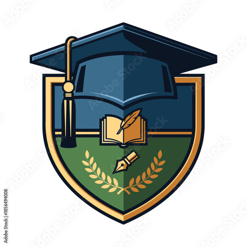 Academic institute logo artwork  
