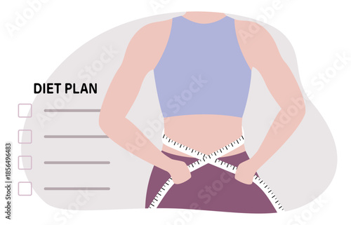 Diet Plan and Body Measurement Tracking for Weight Management
