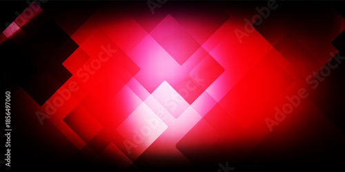 Abstract geometric red color background, vector illustration