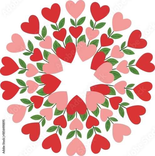Charming Heart Pattern Vector for Romantic Designs